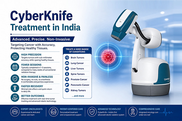CyberKnife Treatment Cost in India, Factors and Benefit