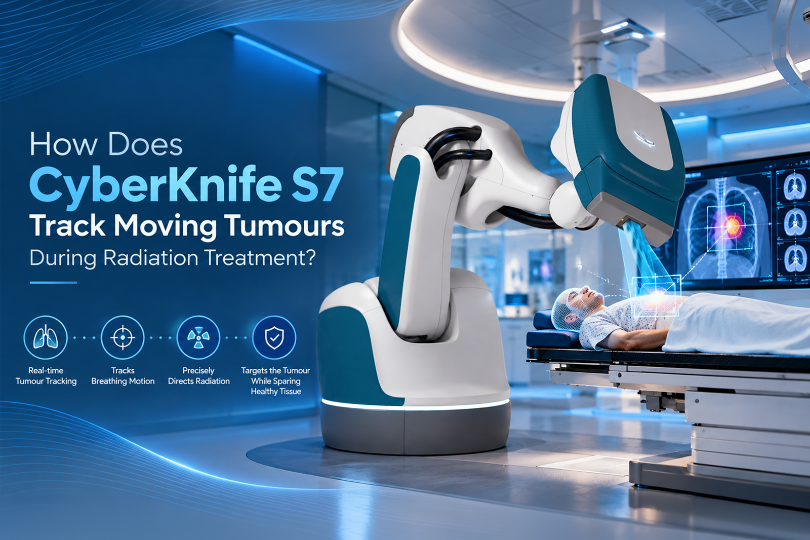How Does CyberKnife S7 Track Moving Tumours During Radiation Treatment?